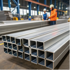 Алюминиевая профильная труба 20x20x2 мм Д1 ГОСТ 18475-82 квадратная