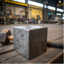 Квадратная конструкционная поковка 200x200 мм углеродистая Ст20 ГОСТ 8479-70