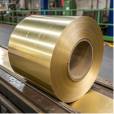 Латунная фольга 0.05x10 мм ЛО62-1 ГОСТ 2208-2007